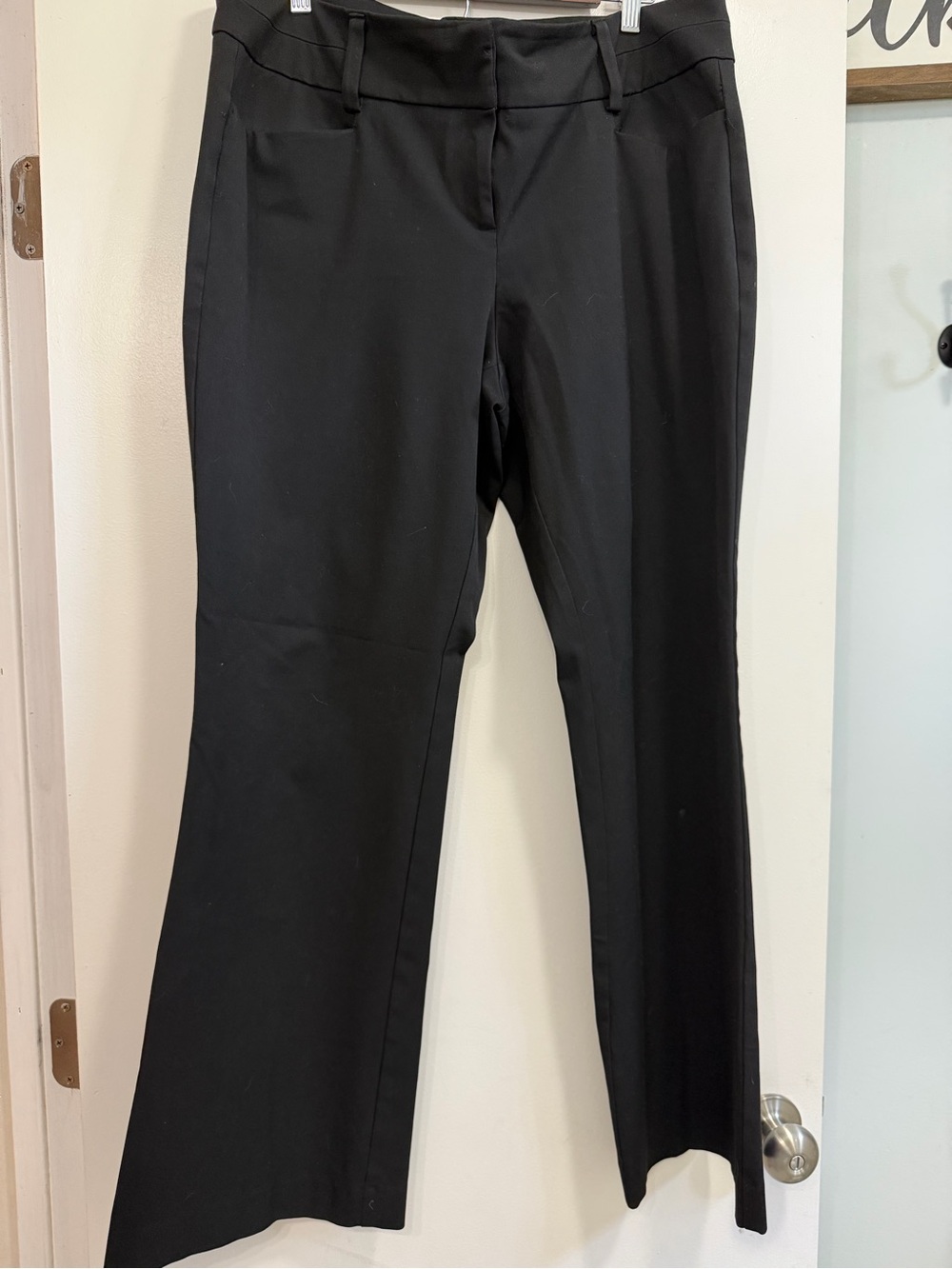 New York & Company Black Boot Cut Dress Pants